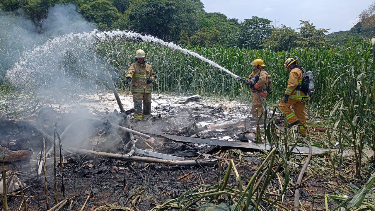 Cae helicóptero en Tuxpan