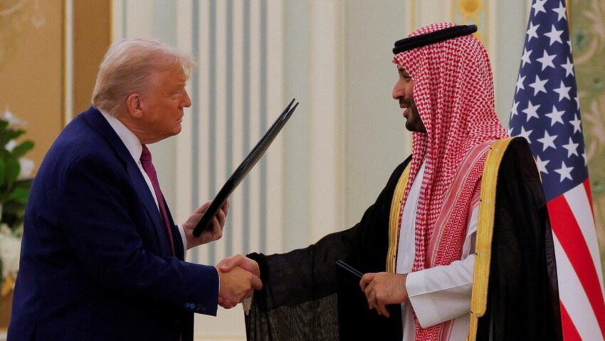 donald trump y arabia saudita