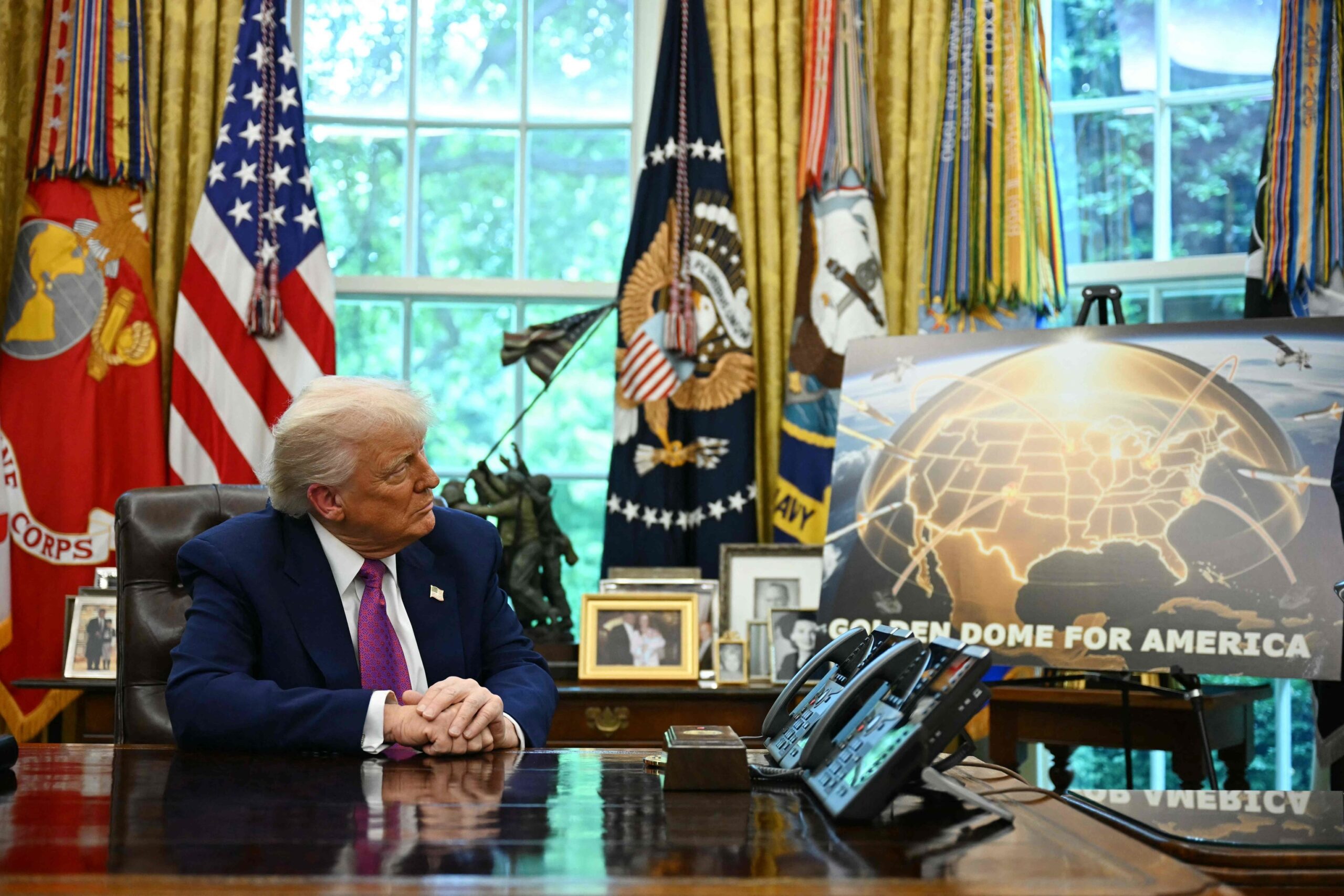 trump cúpula dorada