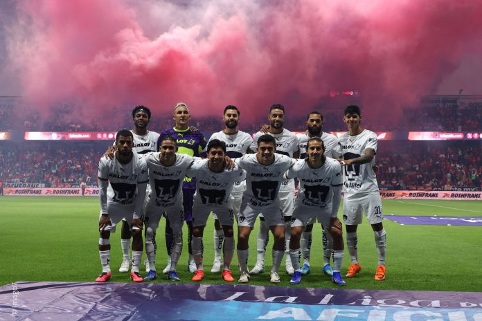 Pumas consiguió una importante victoria como visitante al derrotar 2-1 a Toluca en el Estadio Nemesio Diez