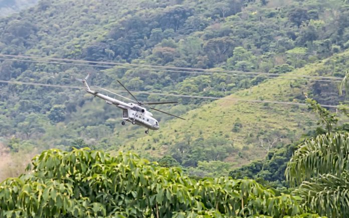 La Marina investiga qué obligó a un helicóptero MI-17 a realizar un desplome controlado